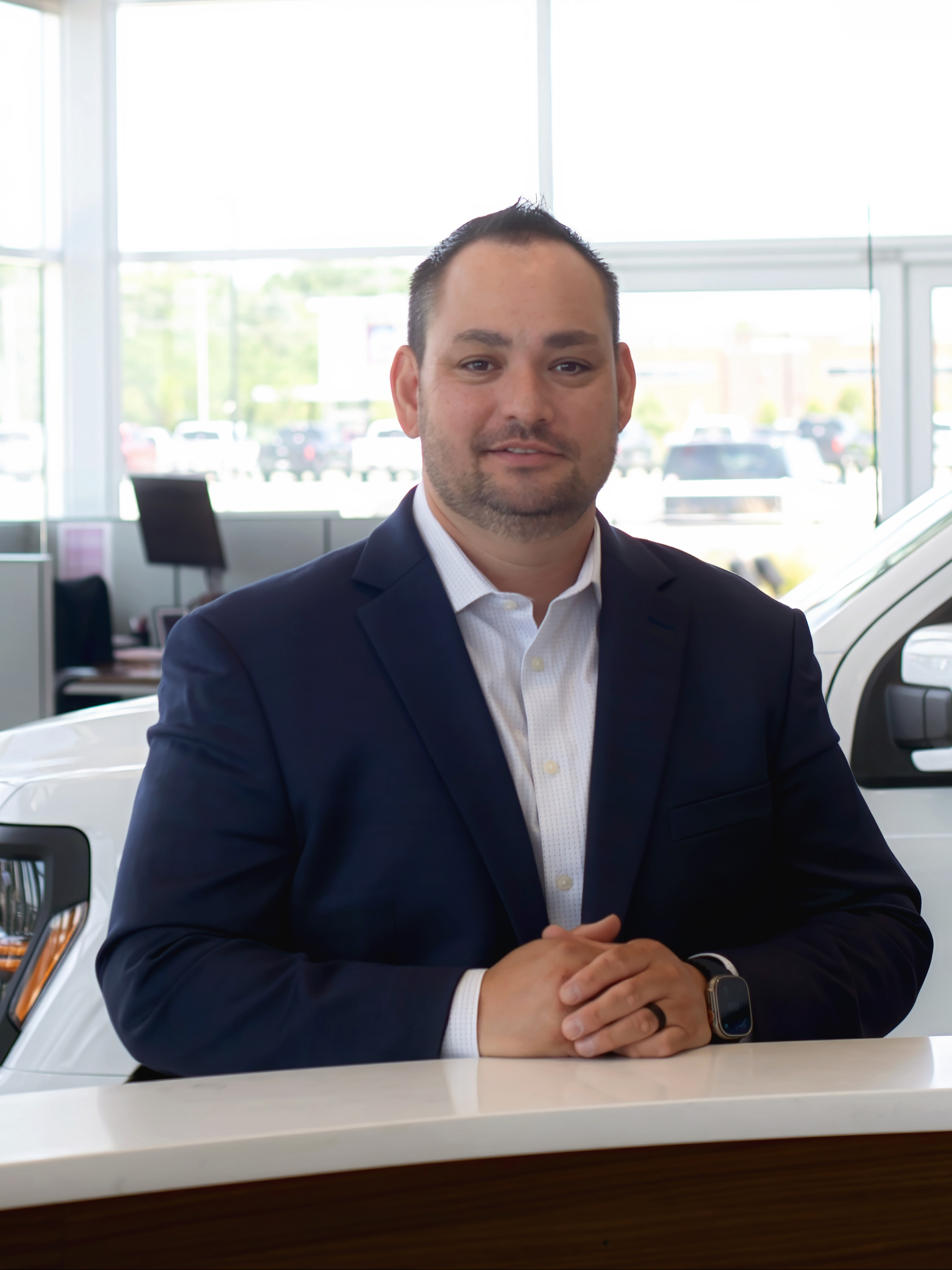 F&I Manager Billy James in Finance at Rod Baker Ford